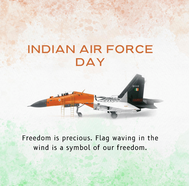 Readymade Indian Air Force Day Post