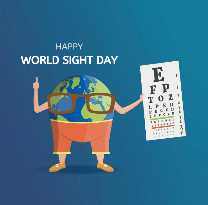 PICWALE-READYMADE WORLD SIGHT DAY POST