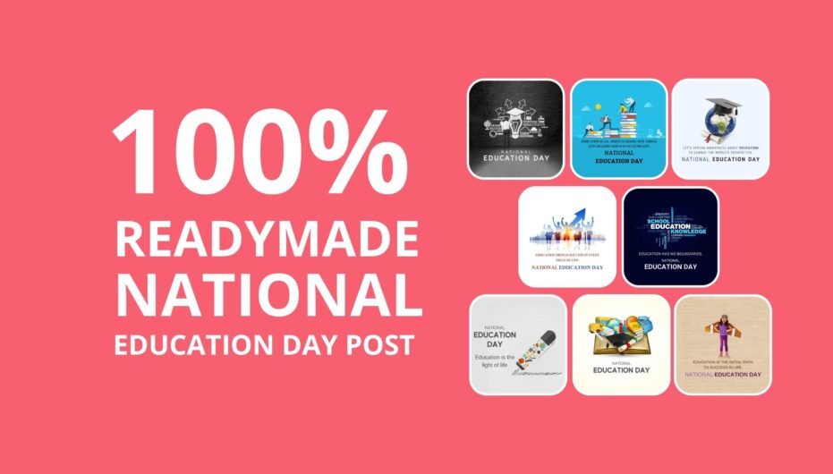 PICWALE-Readymade National Education Day Post