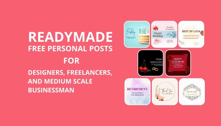 Picwale-Readymade Free Personal Posts