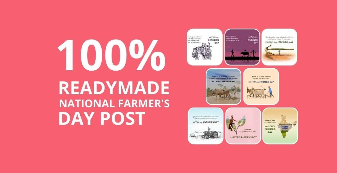 Picwale - Readymade National Farmers Day Post