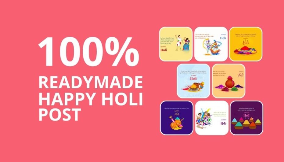 Picwale - Readymade Happy Holi Post
