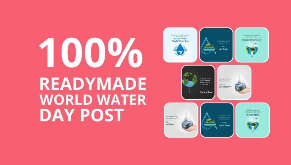 Picwale - Readymade World Water Day Post