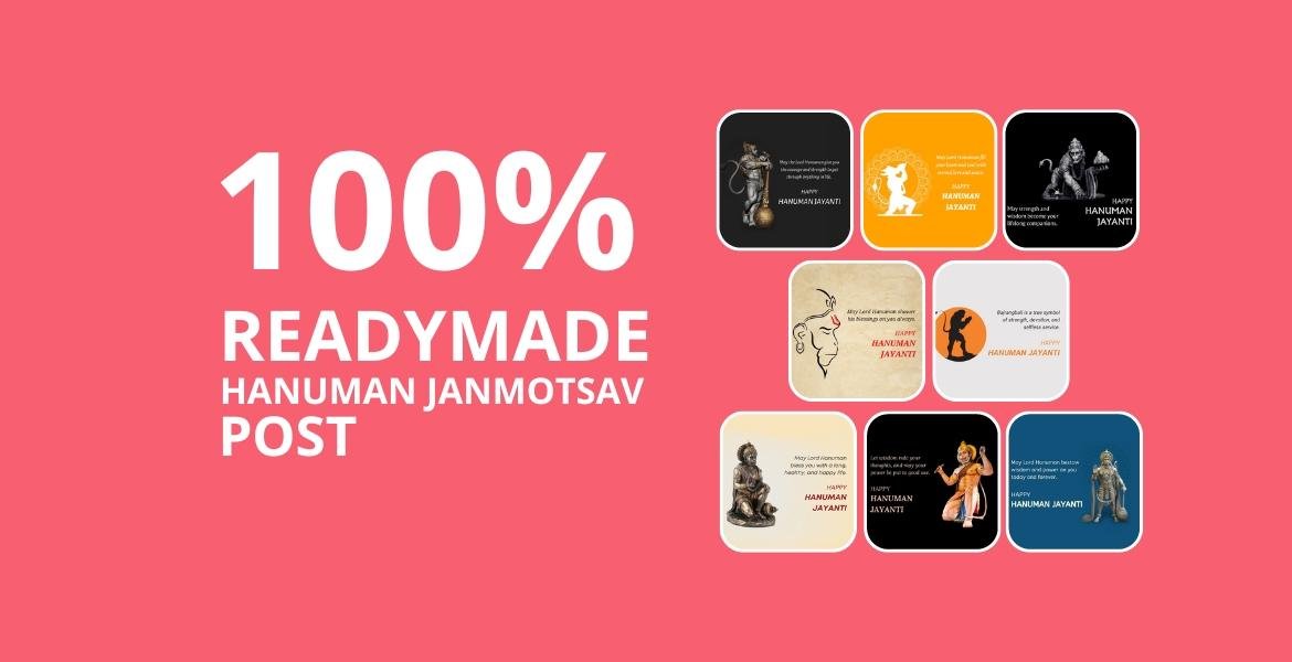 Picwale - Readymade Hanuman Janmotsav Post