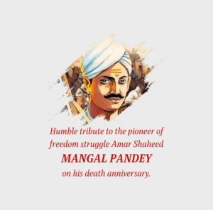 Readymade Mangal Pandey Death Anniversary Day Post - Picwale