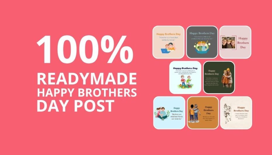 Picwale - Readymade Happy Brothers Day Post