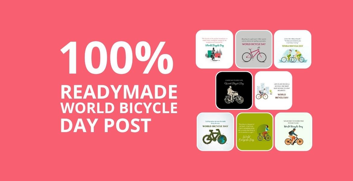 Picwale - Readymade World Bicycle Day Post