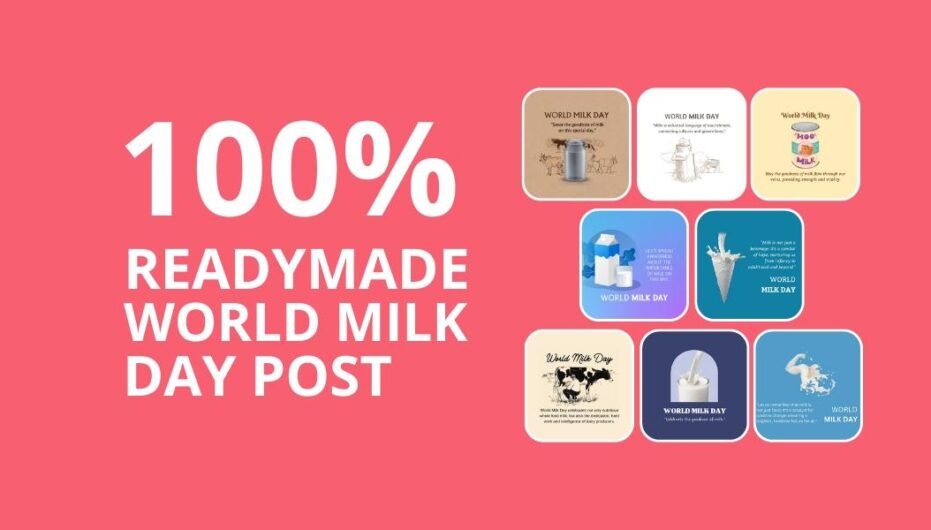 Picwale - Readymade World Milk Day Post