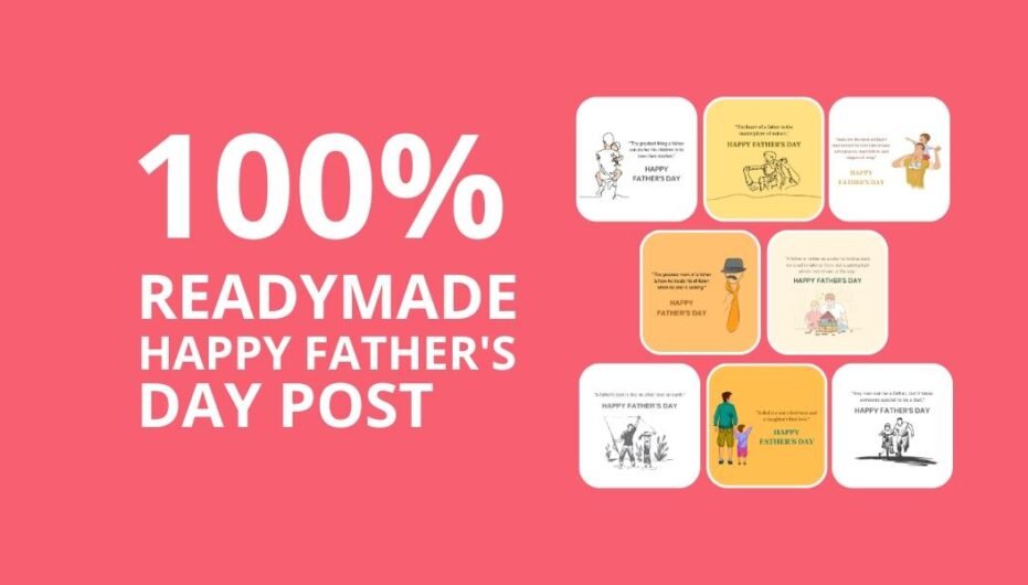Picwale - Readymade Happy Father's Day Post