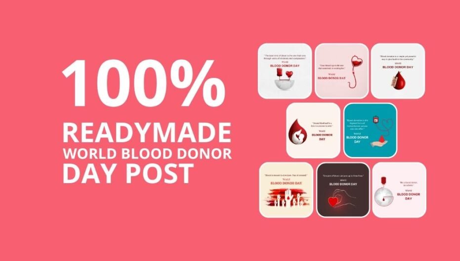 Picwale - Readymade World Blood Donor Day Post