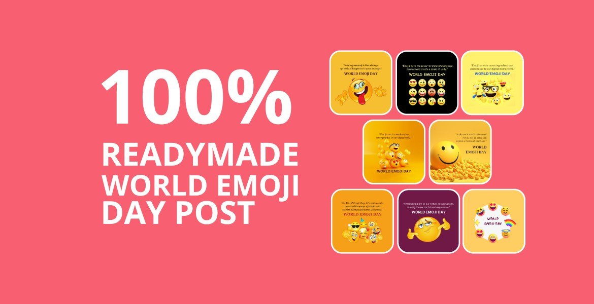 Picwale - Readymade World Emoji Day Post