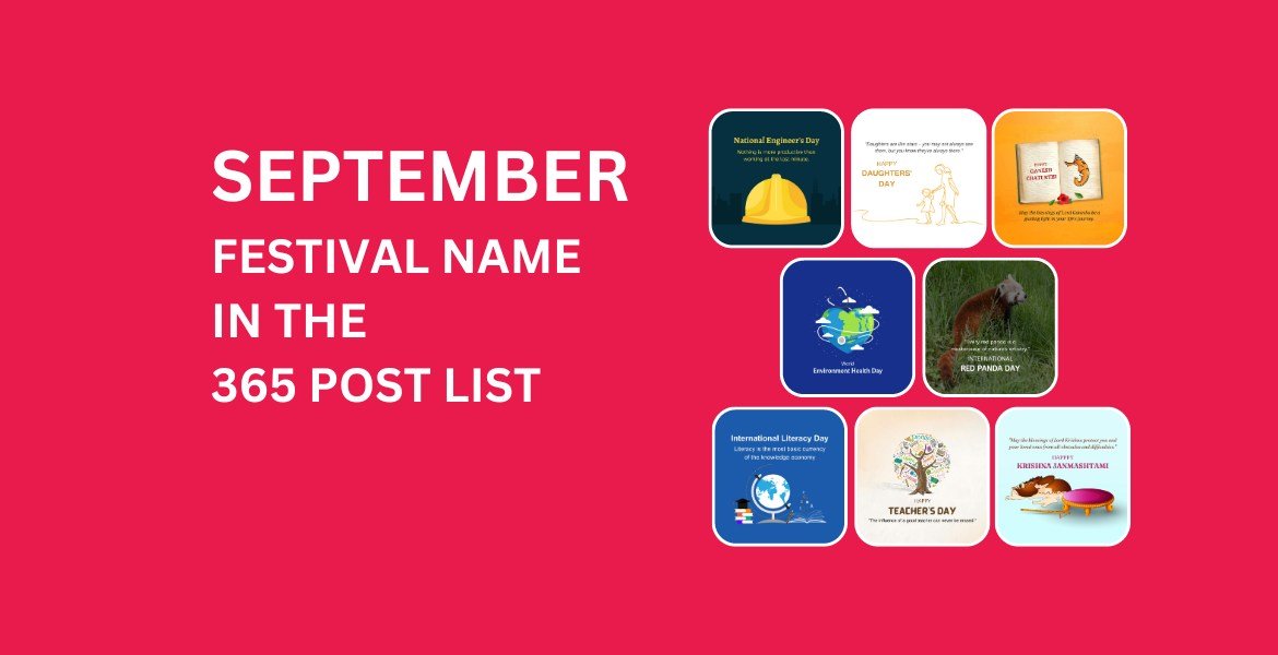 Picwale-September Festival List-365
