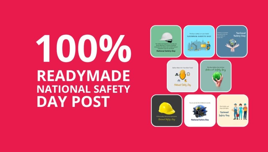 Picwale-Readymade National Safety Day Post