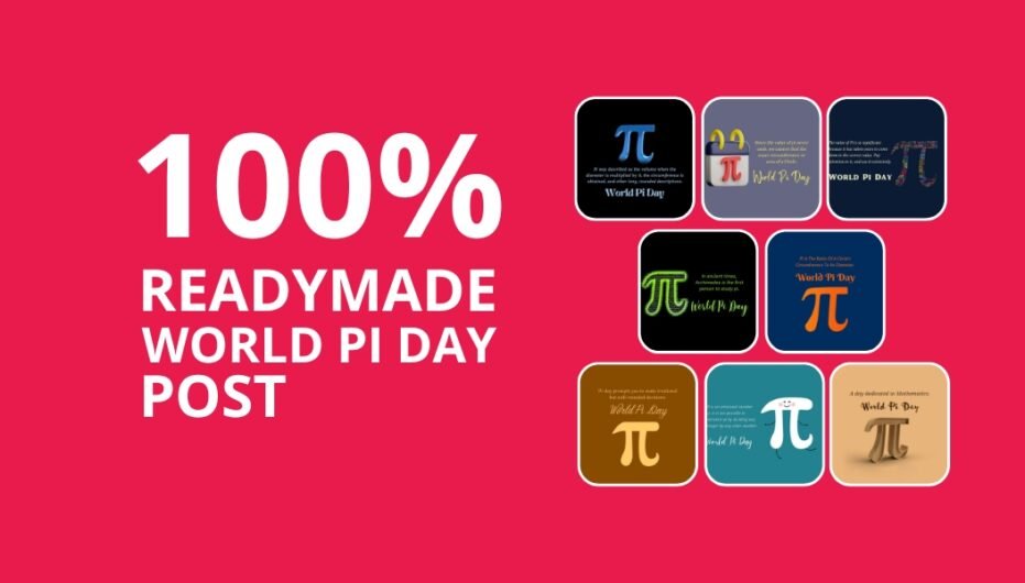 Picwale-Readymade World Pi Day Post