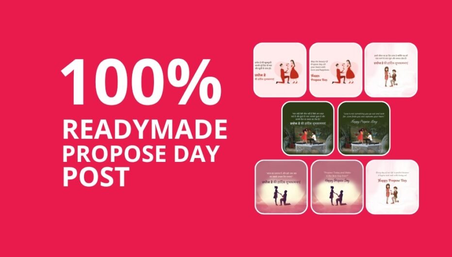 Picwale-Readymade Happy Propose Day Post