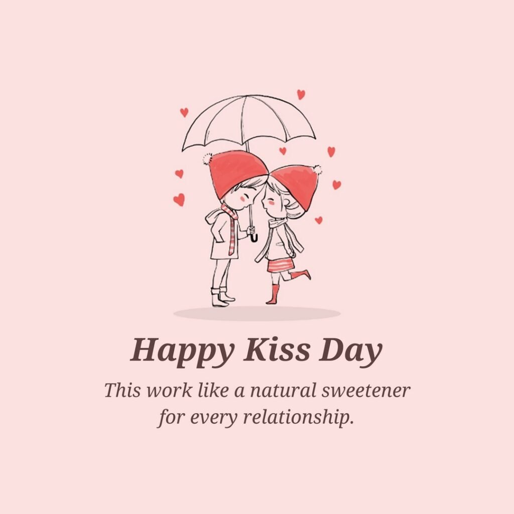 Picwale-Readymade Happy Kiss Day Post