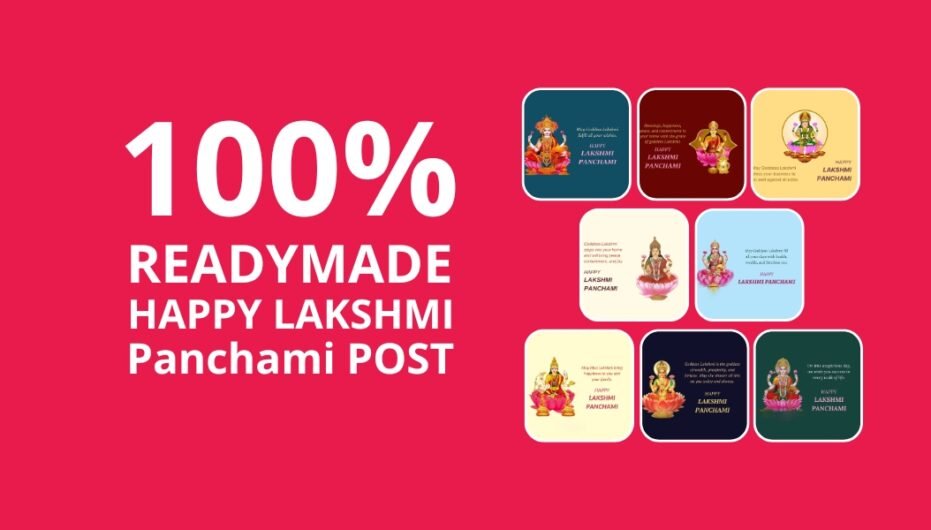 Picwale-Readymade Happy Lakshmi Panchami Post 