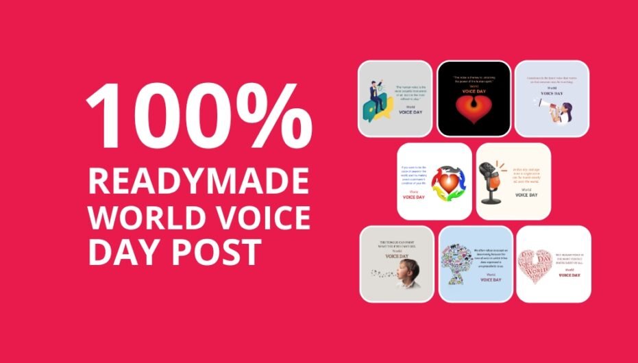 Picwale-Readymade World Voice Day Post 
