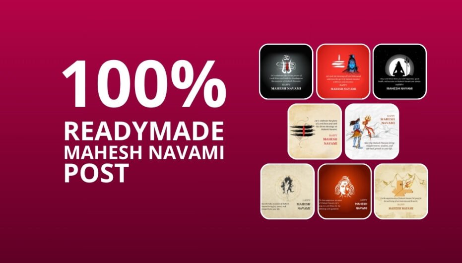 Picwale-Readymade Mahesh Navami Post