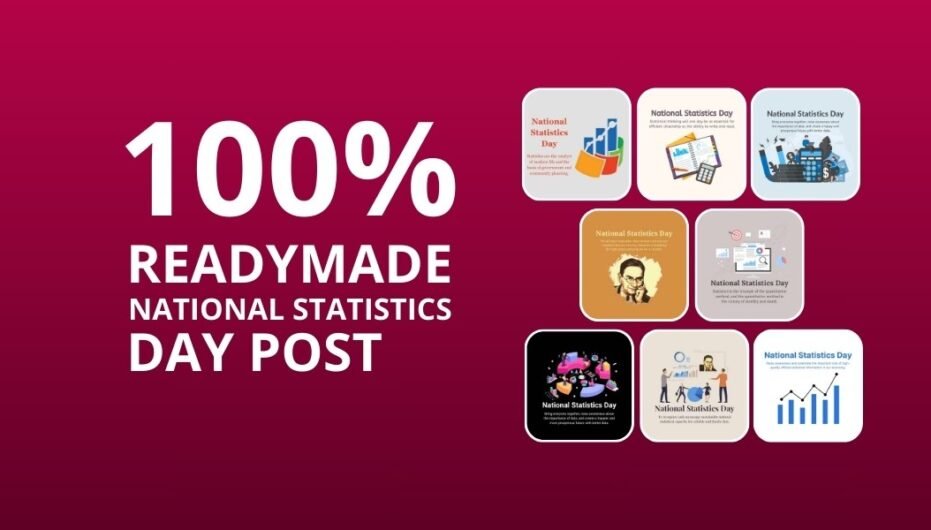 Picwale-Readymade National Statistics Day Post