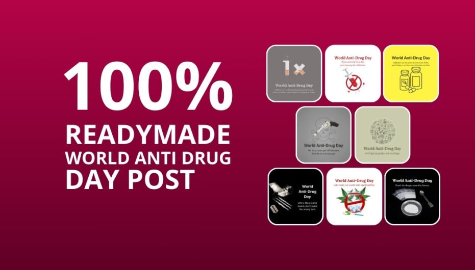 Picwale-Readymade World Anti Drug Day Post