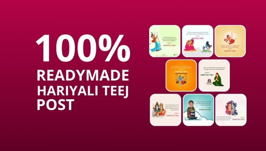 Picwale - Readymade Hariyali Teej Post