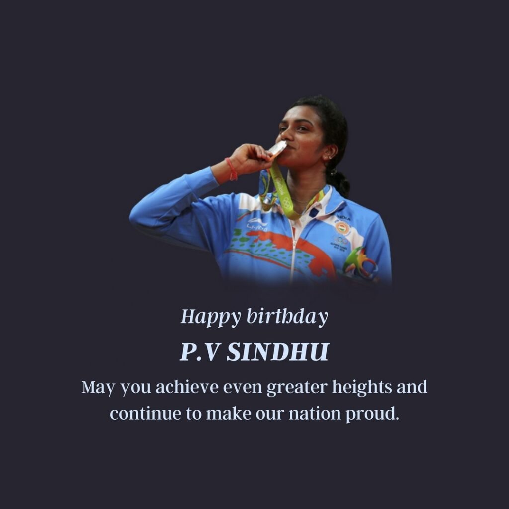 Picwale - Readymade P. V. Sindhu Birthday Post