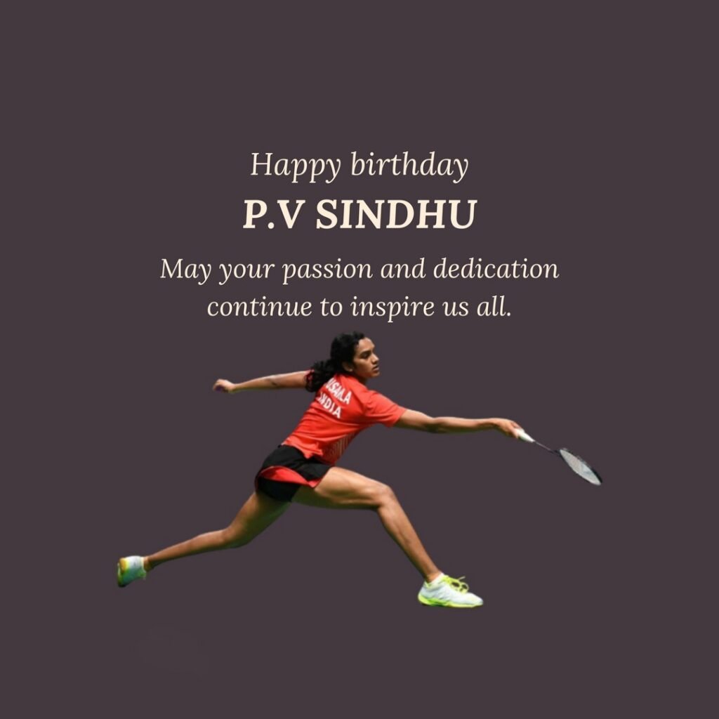 Picwale - Readymade P. V. Sindhu Birthday Post