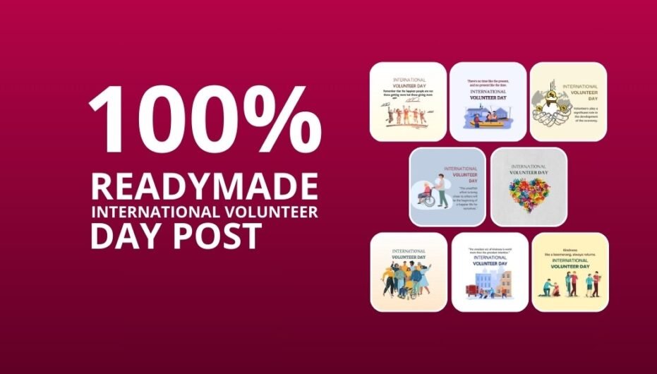 Picwale - Readymade International Volunteer Day Post