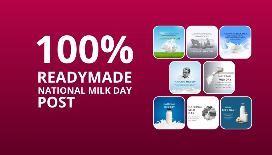 Picwale - Readymade National Milk Day Post