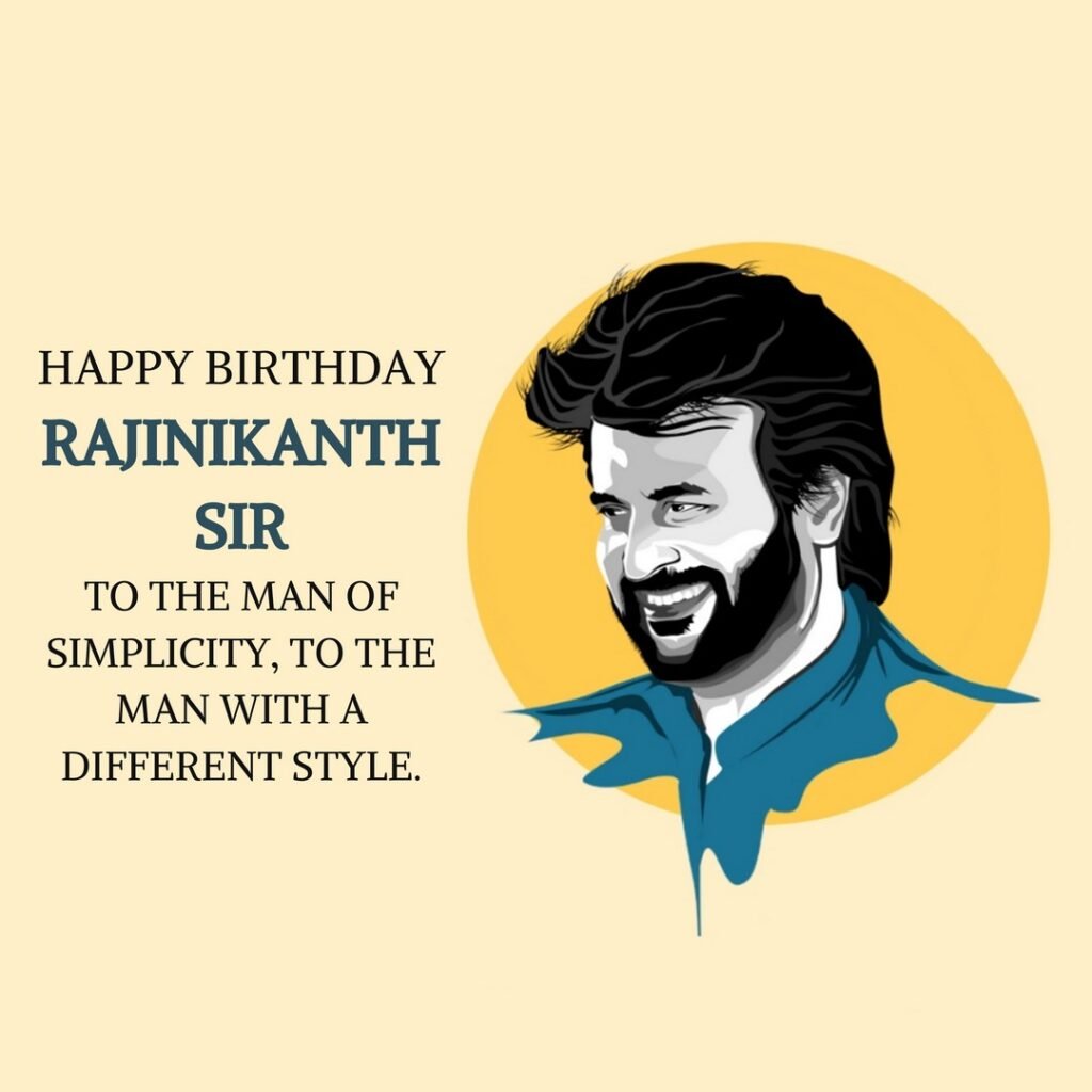 Picwale - Readymade Rajinikanth's Birthday Post