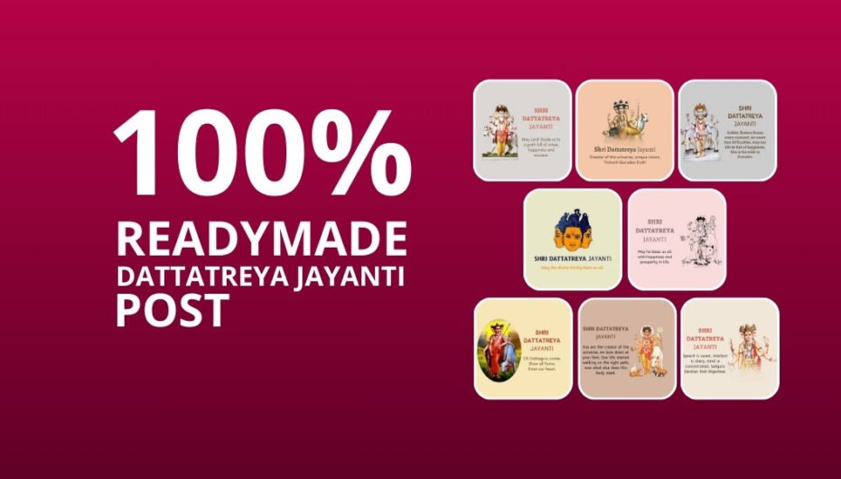 Picwale - Readymade Dattatreya Jayanti Post