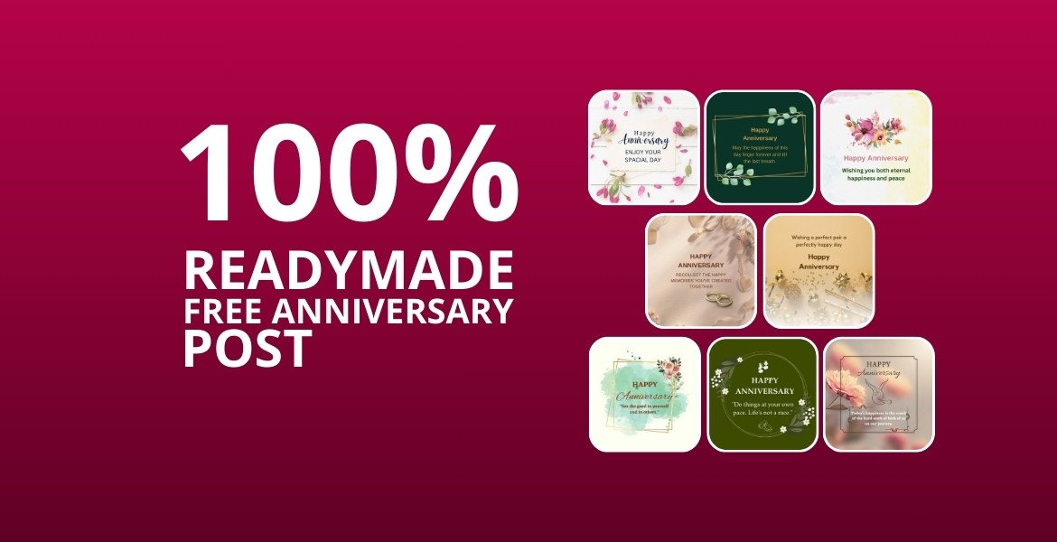 Picwale - Readymade Free Anniversary Post 