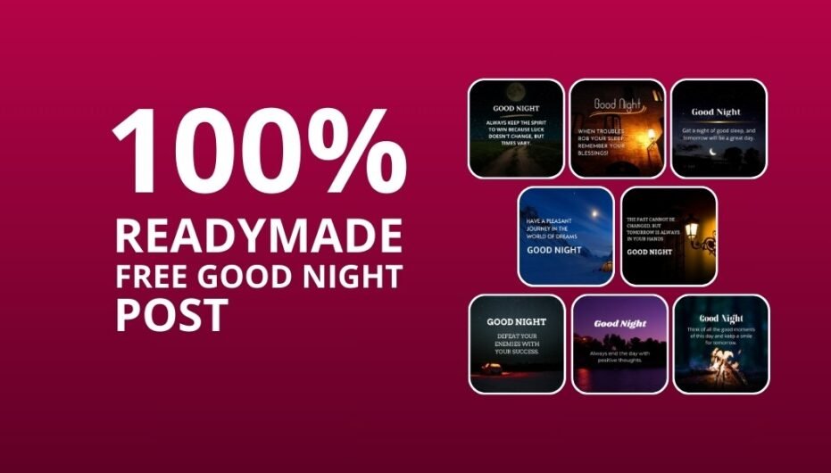 Picwale - Readymade Free Good Night Post