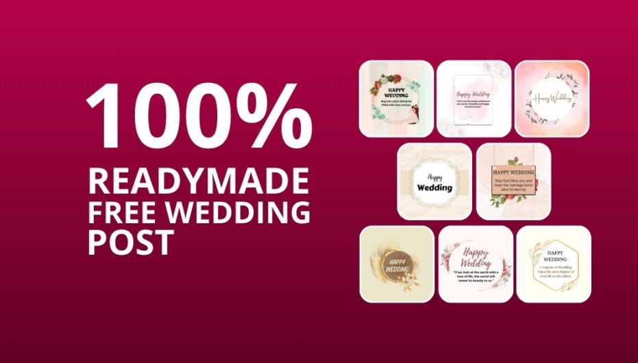 Picwale - Readymade Free Wedding Post 