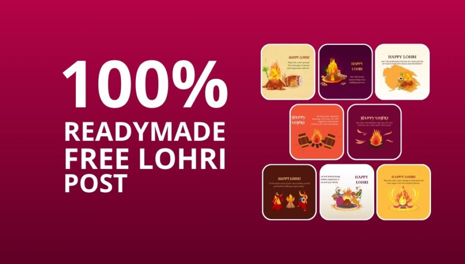 Picwale - Readymade Free Lohri Post