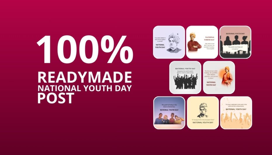 Picwale - Readymade National Youth Day Post