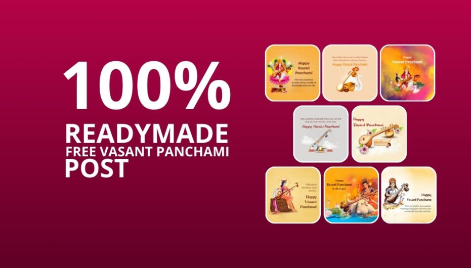 Picwale - Readymade Free Vasant Panchami Post