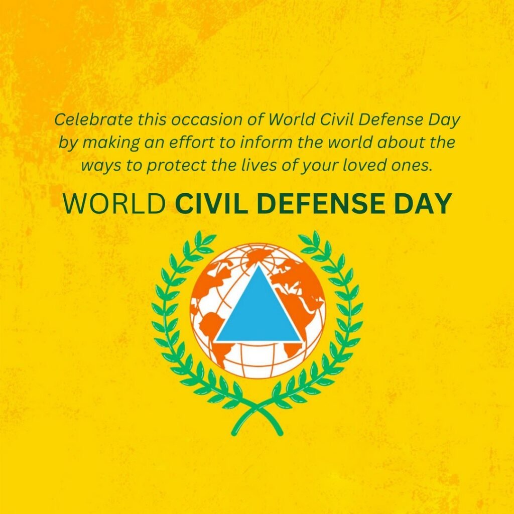 Picwale - Readymade World Civil Defence Day Post