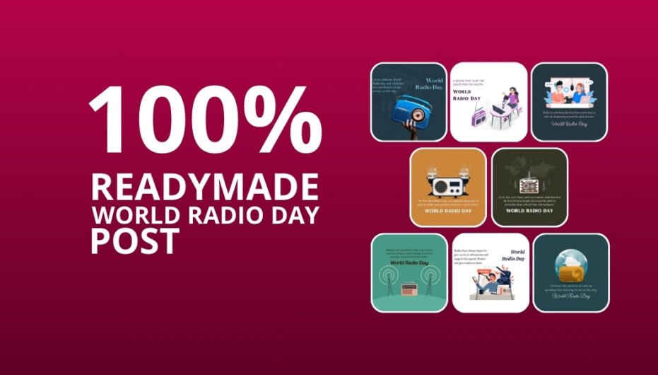 Picwale - Readymade World Radio Day Post