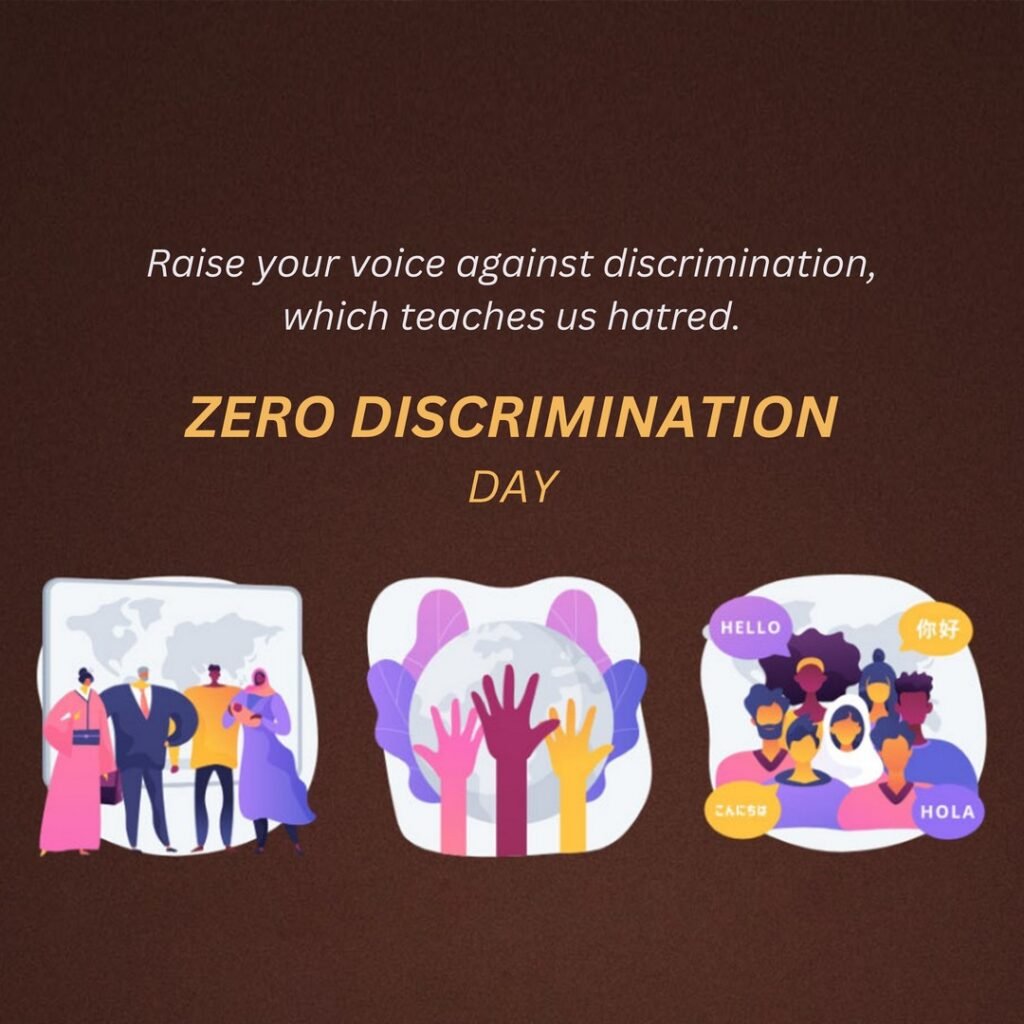 Picwale - Readymade Zero Discrimination Day Post