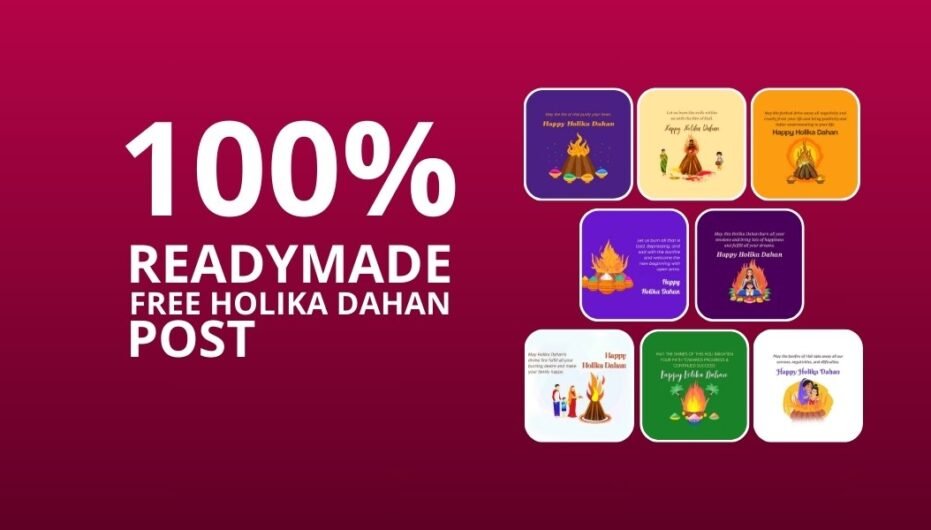 Picwale - Readymade Free Holika Dahan Post