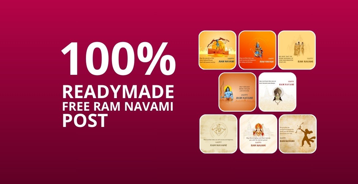 Picwale - Readymade Free Ram Navami Post