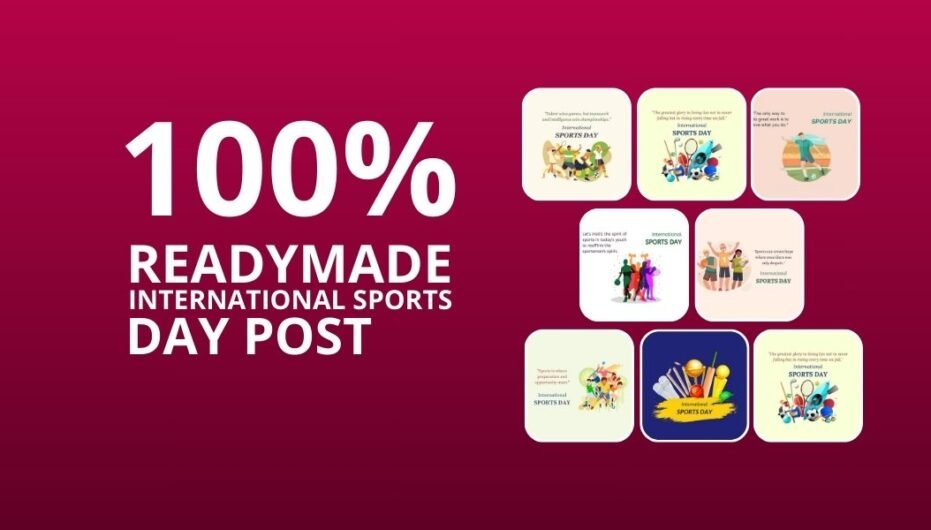 Picwale - Readymade International Sports Day Post
